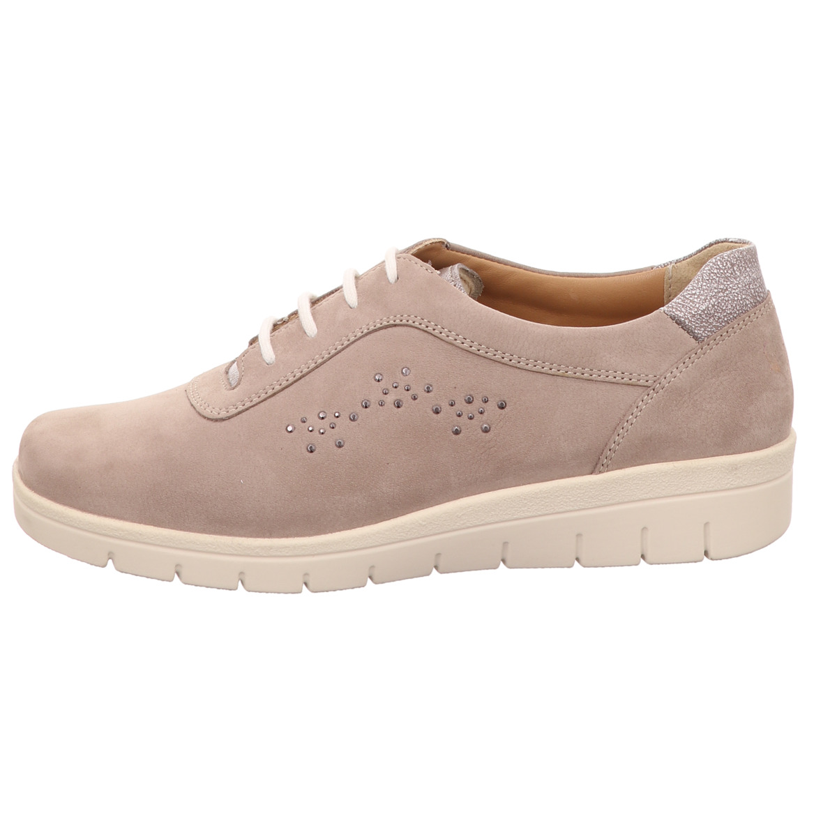 Schnürschuh, Kyra, Solidus Beige