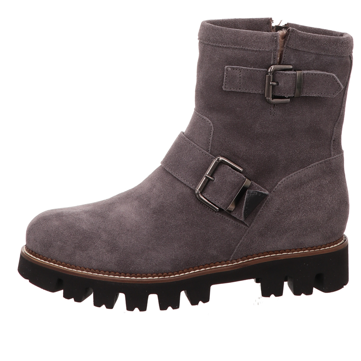 Stiefelette, Caiman Grau